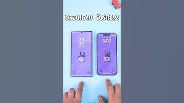 OneUI 7.0 vs iOS 18.2 Animation. Which looks  better?