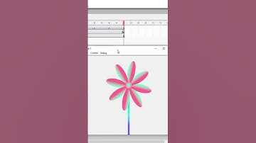 Flower animation in Macromedia Flash 8 #shorts #flash8 #macromediaflash #flashanimation