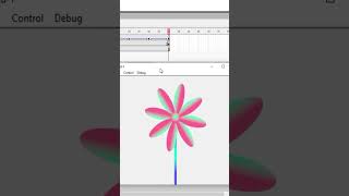 Flower animation in Macromedia Flash 8 #shorts #flash8 #macromediaflash #flashanimation