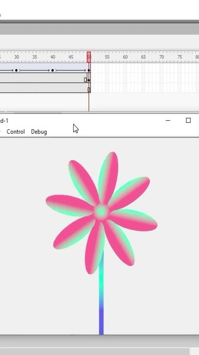 Flower animation in Macromedia Flash 8 #shorts #flash8 #macromediaflash ...