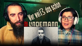Lindemann - Wer weiß das schon (REACTION) with my wife