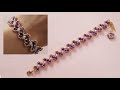 Crystals bracelet/Easy bracelet making at home/Elegant bracelet/Handmade jewelry/Diy Beading