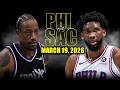 Philadelphia 76ers Vs Sacramento Kings Full Game Highlights March 19 2026 NBA Season Philadelphia 76ers Vs Sacramento Kings Full Game Highlights March 19 2026 NBA Season