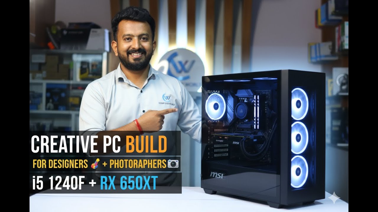 Intel i5 12400F + RX 6500 XT PC Build 🔥 | Best Budget PC for Designers & Photographers | Full 2026