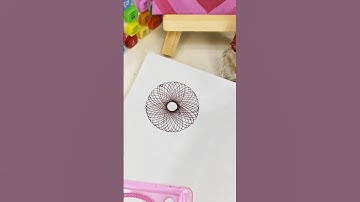 How many rotations did the pen make in total#shorts#2024#spirography😵‍💫😵