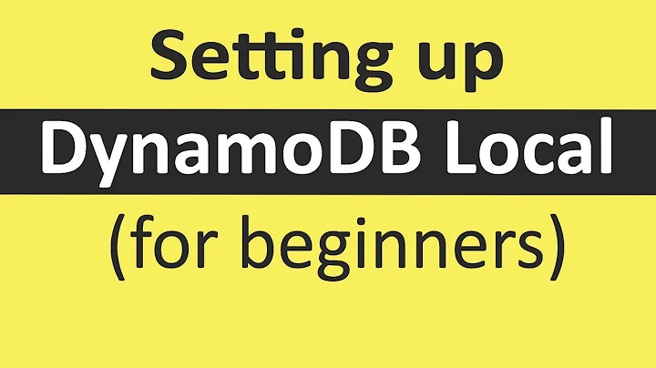 📥 Amazon DynamoDB | Setting up DynamoDB Local