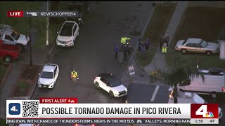 National Weather Service investigates possible tornado in Pico Rivera