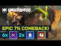 EPIC 7% COMEBACK?! Lord Rank Dragon Insect Assassins! | Dota Underlords