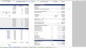 Multifamily Modeling: Apartment Development Model