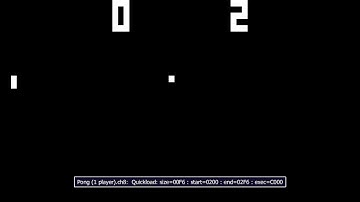 MAME MESS PONG IN DREAM 6800 FOR ALL GAMES LOOK CHIP 8 CHIP8 RCA ETI 660 LEARNER