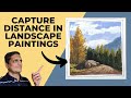 برای ثبت فاصله در نقاشی های منظره این کار را انجام دهید 