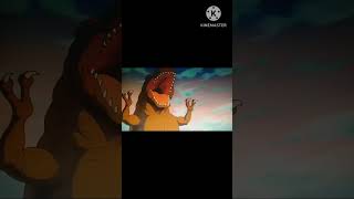 Adegan Pertarungan Super Antara Dinosaurus Trex traynaosaurus  Dan Dinosaurus Samurai  Di Film Doremon pertarungan sigma