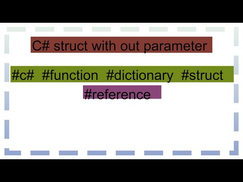 C# struct with out parameter