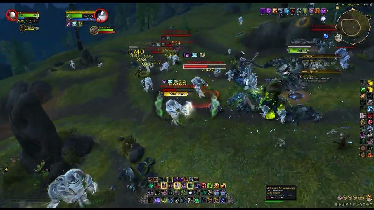 Best place to farm Rousing Air, WoW Dragonflight YouTube