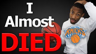 I ALMOST DIED!..  MY FIRST TIME Playing Basketball at MADISON SQUARE GARDEN (STORY TIME)