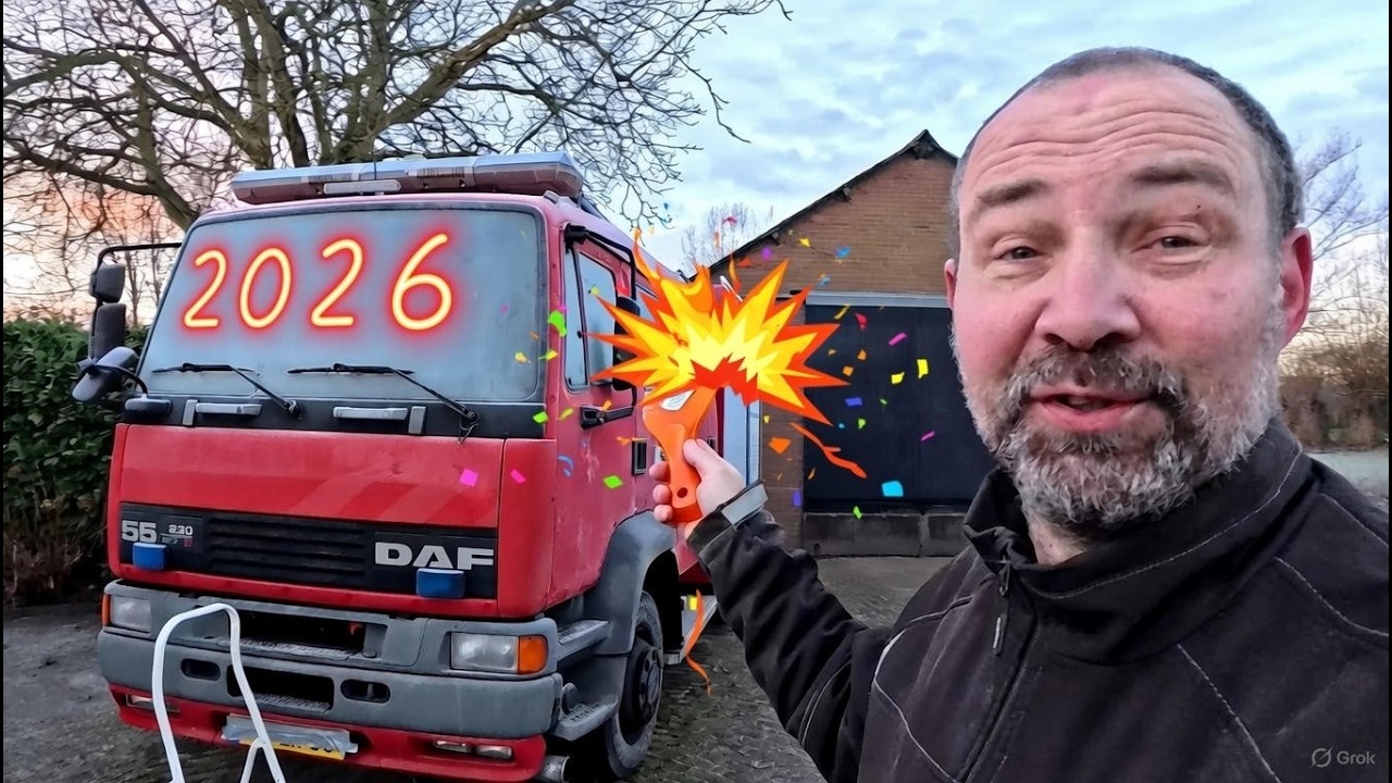 Einde 2025👉 herinneringen aan Scheveningen met de brandweerwagen 🚒