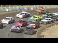Street Stock 3 Wide Start Feature Race at Crystal Motor Speedway, Michigan on 09-16-2018!