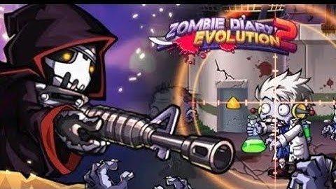 zombie diary 2 Evloation gameplay with unlimited diamond and coins day 1 to day 5