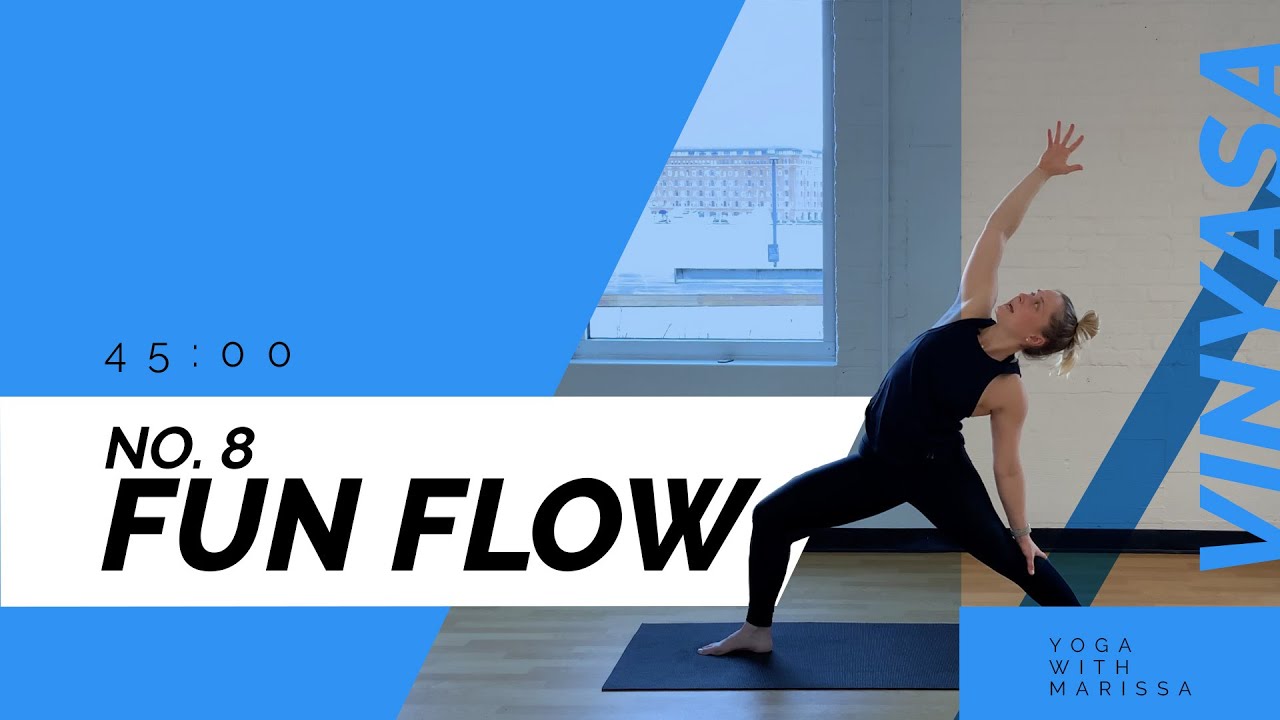 45 Minute Vinyasa Flow | Fun Flow No.8 - YouTube