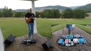 Capo Solo Bass "Noisy Sunrise" with Strymon Timeline & BigSky and Birds in my Infinity Looper