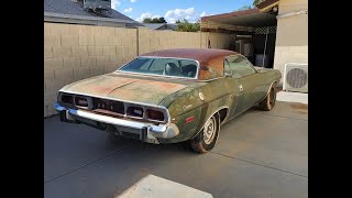 Restoring Grandma s 1973 Dodge Challenger - Intro and Day 1