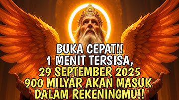 JIWA TERPILIH ✨ TUHAN BERKATA - 29 SEPTEMBER 2025 AWAL KEKAYAAN BESARMU💰🚀