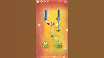 Cut the Rope Om Nom Frog Puzzle Games Android Games Walkthrough #529