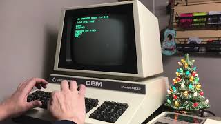 TPUG Commodore Pet, The Christmas Song Christmas Demo #Commodore #RetroGaming