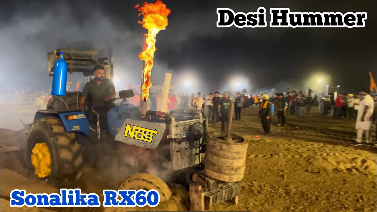🛑 Desi Hummer Sonalika RX60 Tractor Tavia Mukabala Wahidan 🔥