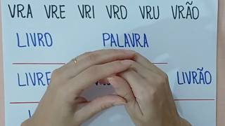 Vamos aprender Família Silábica  Complexa - VRA VRE VRI VRO VRU VRÃO  Ortografia  Alfabetização  EJA