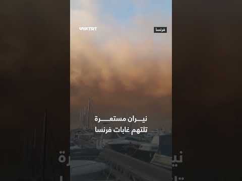 حرائق فرنسا: نيران تلتهم الغابات