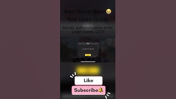 Server authentication error. Login failed. (211) problem not open bgmi #gaming #bgmi #bgmiban