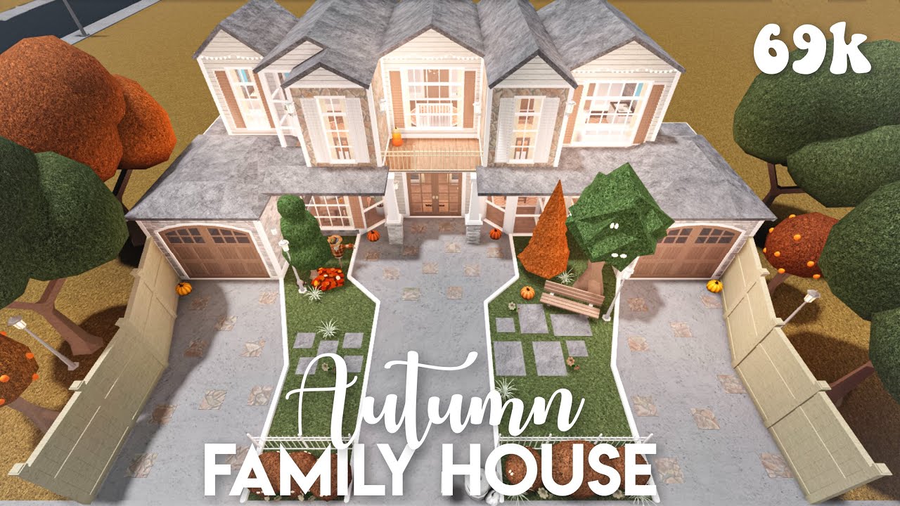 Autumn Family House (including The Halloween Update) - Bloxburg 720