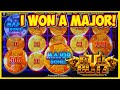 I won the major on bull blitz slot machine 400x winning session  konami gaming