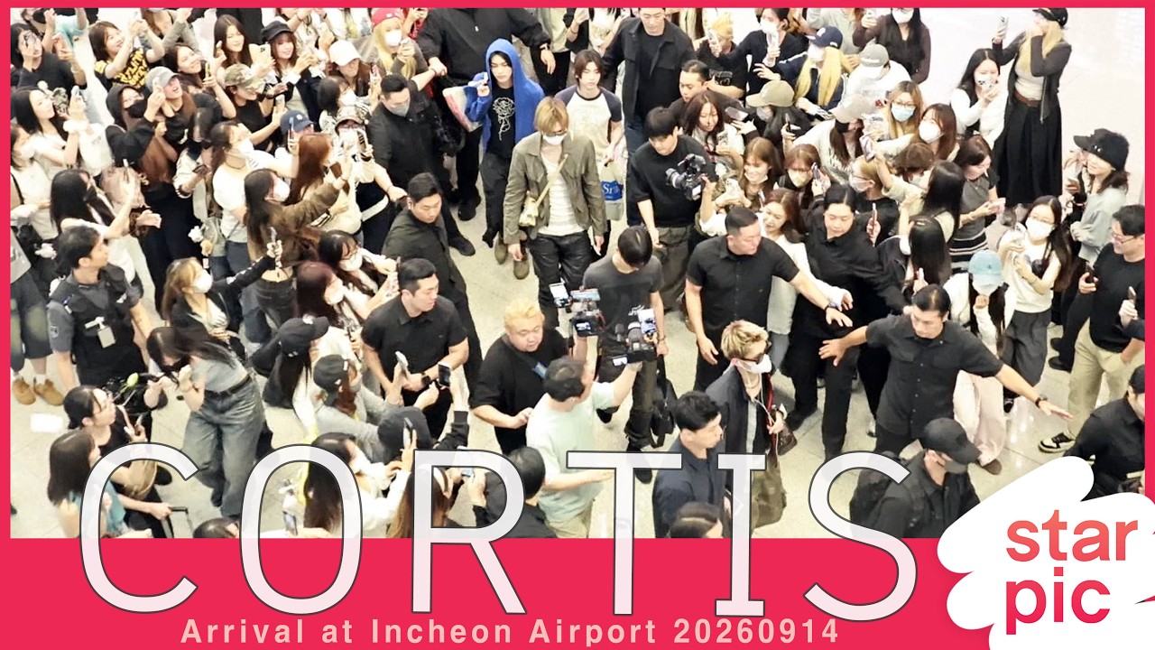 코르티스 '인파 속 소년들!' [STARPIC] CORTIS Arrival at Incheon Airport 20260914