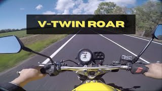 [RAW] OnBoard Honda VTR 250 | VTWIN ROAR!!
