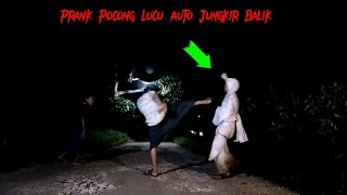 Viral Funny Prank Pocong Vs Bocil Lucu - Auto Jungkir Balik || Ghost Funny Prank Pocong Ngakaak