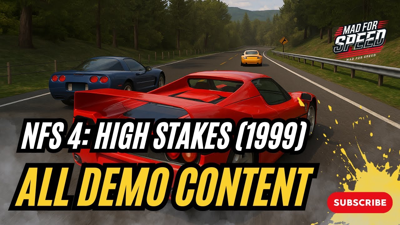 NFS 4: High Stakes (1999) DEMO Gameplay – All Demo Content | MAD for SPEED
