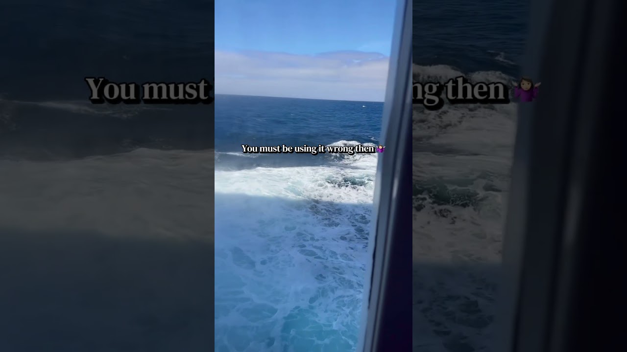 You must be doing it wrong 💸🚢 #cruiseship #cruisetips
