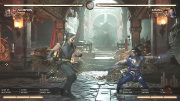 Mortal Kombat 1 - Use this setting to get the training mode dummy to reversal immediately.