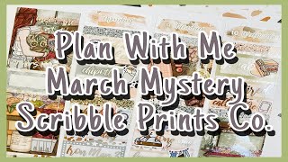 Plan With Me | March Mystery | Scribble Prints Co.