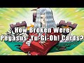 How Broken Were Pegasus' Yu-Gi-Oh! Cards?