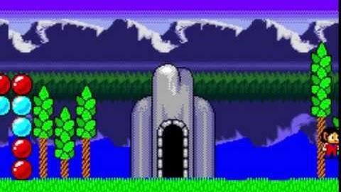 Alex Kidd on Miracle Island - ECM3 Sprites on F18A