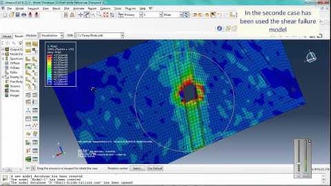 Simulation Bird Strike Analysis By Two Method In Abaqus