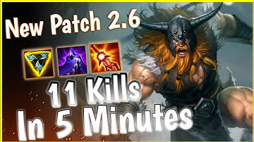 Wild Rift Olaf Jungle New Patch 2.6 Makes Enemies Surrender