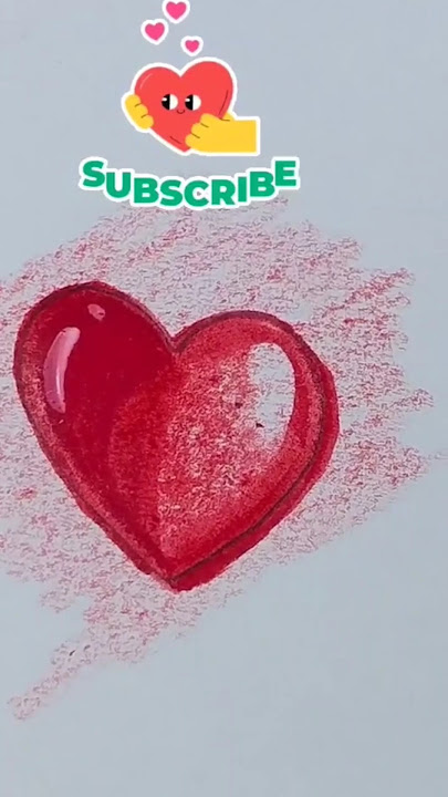 heart drawing #art #song #love #3ddrawing #shorts #diy #viral #craft #artscraft