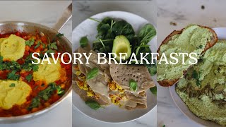 4 easy SAVORY BREAKFAST RECIPES *vegan* by Justcallmeflora 6,008 views 2 months ago 8 minutes, 4 seconds