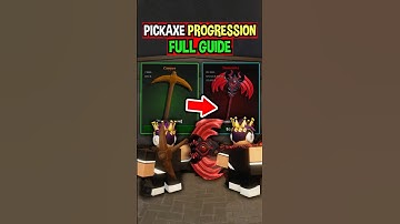 BEST PICKAXE PROGRESSION GUIDE in The Forge Roblox
