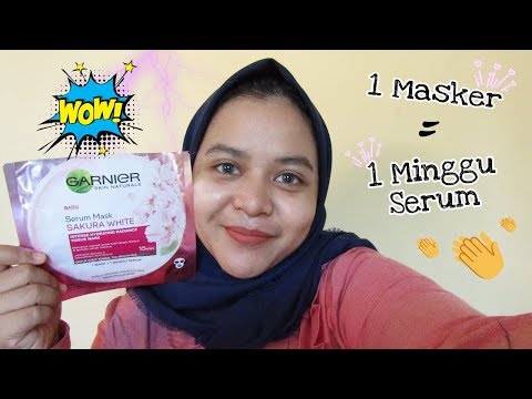 [TRY IT] SHEET MASK LOKAL TERBAGUS SETANAH AIR - REVIEW GARNIER SERUM MASK | Even Newanda. 