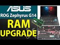 How to upgrade ram for asus rog zephyrus g14 ga401q laptop